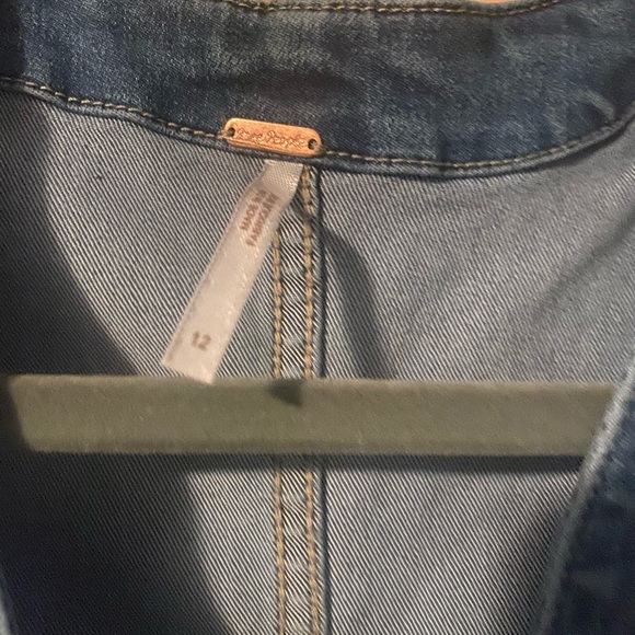 Free People Stretch Denim Mini Size 12 New with no tag - Picture 4 of 4